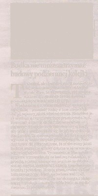 ''Budka nie może zatrzymać budowy podziemnej kolejki'' - levar w ''Dzienniku'' 05.03.2007.JPG (61.37 KiB) Przejrzano 767 razy ''Budka nie może zatrzymać budowy podziemnej kolejki'' - levar w ''Dzienniku'' 05.03.2007.JPG