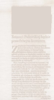 ''Remont Puławskiej będzie prawdziwym horrorem'' - levar w ''Dzienniku'' 22.05.2007.jpg