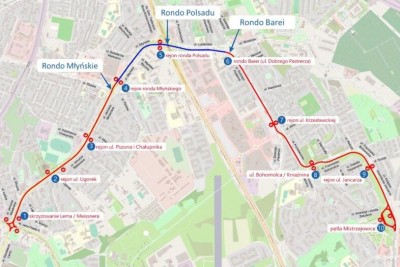 Krakowski nowy tramwaj Meissnera - Mistrzejowice.jpg